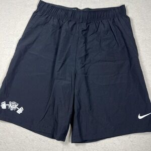 Nike BYU Cougars Football Shorts Mens L Black Dri Fit Weightlifting Team Issued